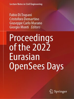 cover image of Proceedings of the 2022 Eurasian OpenSees Days